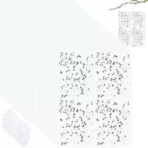 과일 곤충 곰팡이 벌레 실내 야외용 파리 트랩흰색 트위스트 타이가 있는 식물용 양면 스티키 퀄리 100개