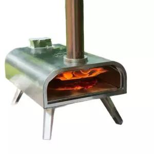 가정용 피자기계 낚시 여행 마당 기본형 캠핑 요리 화덕피자 기본형-블랙