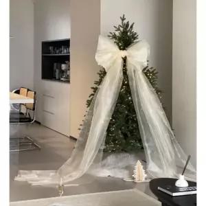 크리스마스 대왕리본 트리 꾸미기 5m