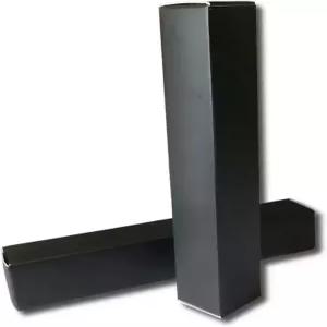 50개 빈 립글로스 박스 4.72x0.78x0.78인치 마스카라 튜브 포장 매트 텍스처 블랙 크래프트 종이 케이스