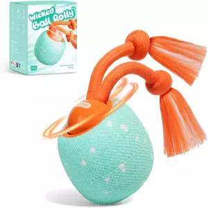 스마트 인터랙티브 도그 토이 위키드 볼 롤리 자동 이동 튕기 회전 ETPU 소재 중대형견용 액티브 롤링