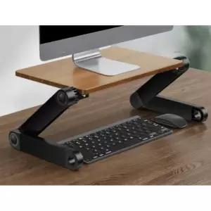 높이조절 테이블 선반 리프트업 노트북 사무실 A. 미니 화이트 30x24cm 0-23cm