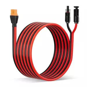 휴대용 발전소 LiFePO4 배터리를 위한 태양광-XT60i 케이블 12AWG 10FT 연장 커넥터 어댑터