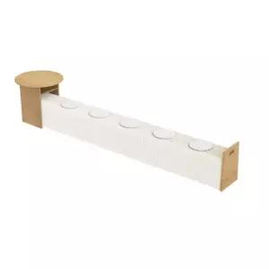 골판지의자 벤치 종이 접이식 파티션 A. 2-3인용