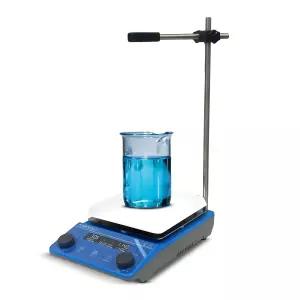 마이크로라이트 마그네틱 교반기 5.9인치 디지털 핫플레이트 교반판 LCD 최대 5L 온도 300°C 100-1600RPM