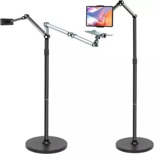 66인치 바닥 스탠드 관절형 암 조절 가능한 Bed Couch 및 태블릿 견고하고 안정적인 삼각대 교체