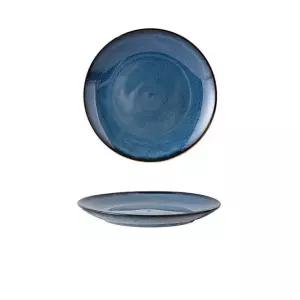 플레이팅 원형접시 플레이트 도자기 일식 E. 무광블랙 7.25인치