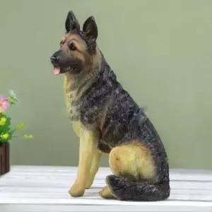 셰퍼드 야외 실내 조경석 마당 정원 강아지 꾸미기 A. 22cm 작은 늑대와 개 A