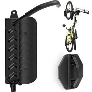 이노 스테이지 1팩 회전 자전거 벽걸이 거치대, 헤비 듀티 차고 거치대 및 실내 솔루션, 벽걸이에 66파운드, 공간 절약형 자전거용 수직 수납 제공