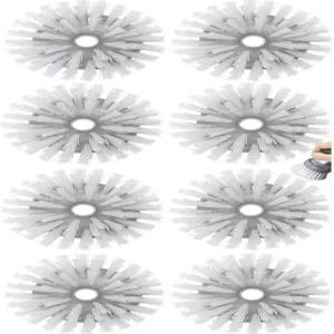 OXO 스틸 비누 디스펜싱 접시 브러시용 팜 리필 브러시회색용 8팩 청소 교체 헤드