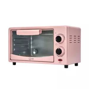 소형전기오븐 미니 가정용오븐 E. 12L 핑크 싱글 스위치+베이킹 트레이