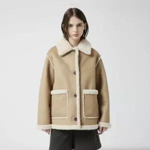 CC콜렉트 페이크 가죽 레더 하프 무스탕 C254PSJ613 350833