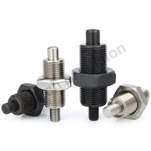 VCN222 인덱싱 플런저 스테인리스 스틸 및 탄소강 스프링 노브 없는 접이식 위치 지정