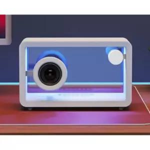 블루투스스피커 감성 디자인 인테리어 투명 C. 아테네스 화이트