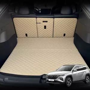 [콩심팥심]가죽 퀼팅 투싼 NX4 전용 등커버 트렁크매트 세트