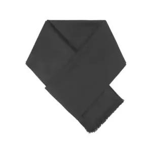 [노티그] 캐시미어 100 우븐 솔리드 머플러 블랙_OLW1ACF2101K1