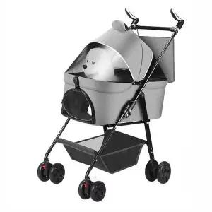 [JHQSR7QI_52CM]유모차 강아지 고양이 외출 개모차 분리형 (30346603A)
