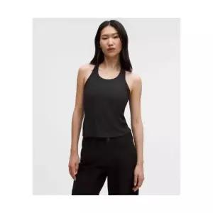 룰루레몬 lululemon LULULEMON 홀드 타이트 마이크로 립 레이서백 탱크탑 BLK LW1FTGS-0001 461247