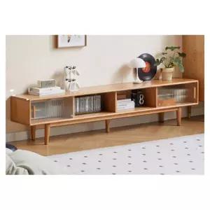 원목거실장 티비다이 TV장 수납 1.2m TV 조립 필요