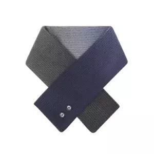 [노티그] 캐시미어 100 쁘띠 버튼홀 그라데이션 머플러 네이비_OLW1ACF2112N1