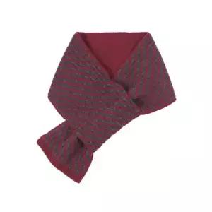 [노티그] 캐시미어 100 쁘띠 터널홀 입체조직 머플러 레드_OLW1ACF2104R1