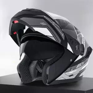 시스템헬멧 블랙 오토바이 블루투스 바이크 풀페이스