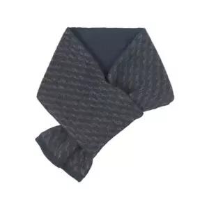 [노티그] 캐시미어 100 쁘띠 터널홀 입체조직 머플러 네이비_OLW1ACF2104N1