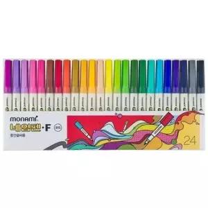 [문구] F 네임펜24색세트 모나미