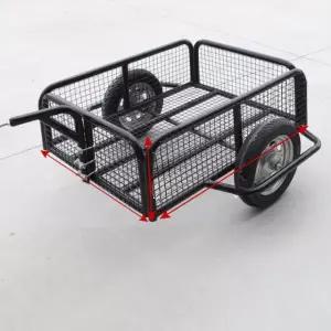 자전거트레일러 적재 수레 카트 리어카 70x50x30cm 뒷문열림가능 품질
