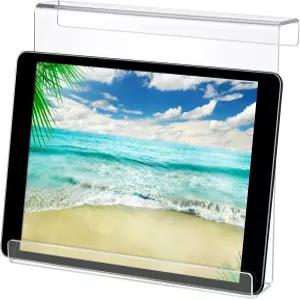 Jetec 러닝머신 북 홀더 태블릿 랙용 투명 아크릴 독서 헬스장 운동용 매거진 책9 x 8 1.5 인치