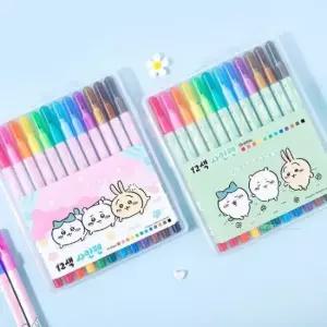 [문구] 먼작귀 12색 싸인펜-12EA