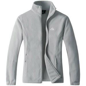 GIMECEN 여성용 경량 풀 지퍼 소프트 폴라 플리스 재킷 포켓이 있는 야외 레크리에이션 코트