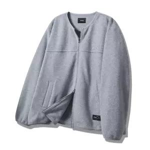 지프 JEEP 2way Peak-logo 라운드넥 플리스 M/GREY (JP5TZU192MG) JP5TZU192MG 724969