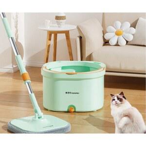 스마트 통돌이 걸레 자동 사무실 탈수 회전 스핀 물걸레 업소용 세척 밀대