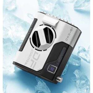 허리 선풍기 미니 휴대용 풍속 급냉 실버(5000mAh)5단계 작업용 거치