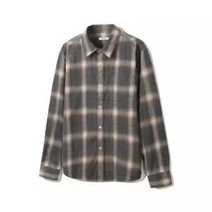 [노티그] 코튼100 체크 오버 셔츠 그레이_OKA3SHCL102G1