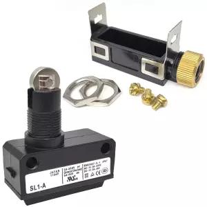 SL1-A 리미트 스위치 - EN60947-5-1 인증 SPDT 마이크로 250VAC/48VDC 산업 자동화 및 HVAC 제어를 위한