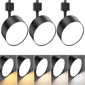 투유비 5색 확산 LED 트랙 조명 헤드 H형 디밍 가능 주방 조명기구 천장 H 레일과 호환 - 플리커 프리