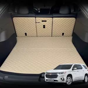 [콩심팥심]가죽 퀼팅 트래버스 전용 등커버 트렁크매트 세트