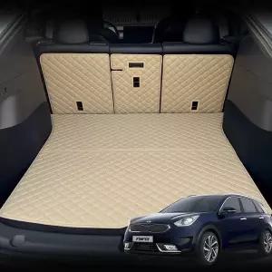 [콩심팥심]가죽 퀼팅 니로 전용 등커버 트렁크매트 세트