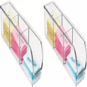 설탕 소금 후추 감미료 티백 향신료 리누스 컬렉션 1캔2팩용 iDesign 플라스틱 패킷 정리 주방 수납 용기