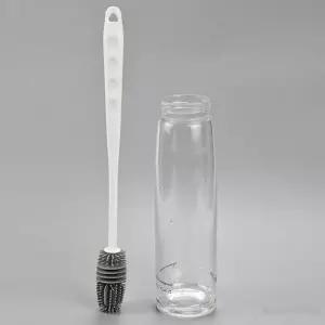 실리콘 텀블러 세척솔 긴 좁은 병닦는솔 롱 물병솔