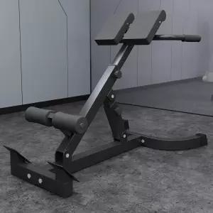 다각도 조절 가능한 로만 의자 접이식 보관 벤치 염소 스타일의 허리 지지대 피트니스 장비 높이