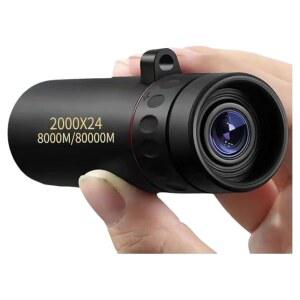 [미국배송] 하이킹 조류 관찰 별 관찰 및 야외 모험을 위한 소형 고출력 단안 망원경 8배 확대 휴대용 단일 튜브