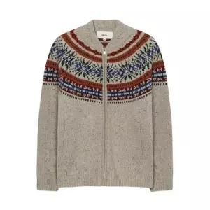 [노티그] 노르딕 숄 하이넥 가디건 베이지_OLW1SWZU102I1