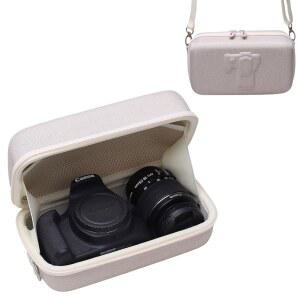 [미국배송] 캐논 EOS 레벨 T7 / R50 R6 마크 II T6 R100 V R8 R10 R5 RP 5D IV R7 DSLR 카메라 및 18-55MM 18-45MM 렌즈 어깨끈 포함 크림