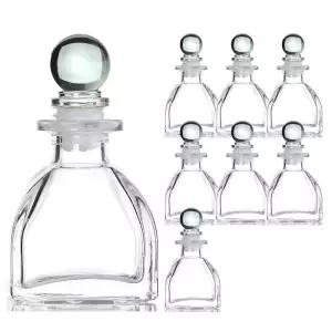 용기 만들기 디퓨저 유리볼 재료 베이스 병 50ml 공병 8개