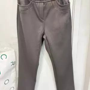 [크로커다일레이디]앞포켓 절개디테일 밍크 일자팬츠 그레이