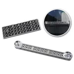 [콩심팥심]부착식 새차선물 연락처 알림판 주차번호판 차량