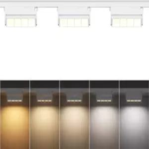 투유비 5가지 컬러 선형 H 트랙 조명 헤드 타입 디밍 가능한 LED 기구 천장 스팟 레일용 스타일 흰색 CRI90